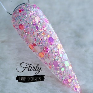 Flirty- Glitter Acrylic Dip Powder