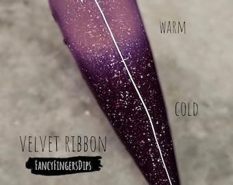 Cinta de terciopelo - Polvo acrílico de triple inmersión térmica