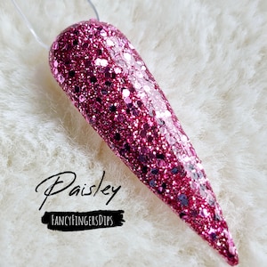 Paisley- Glitter Acrylic Dip Powder