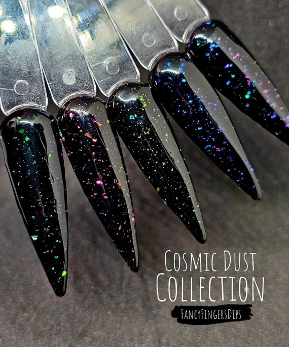 Cosmic Dust Collection- Chameleon Flake Acrylic Dip Powder