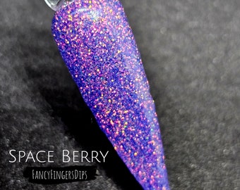Space Berry- Glitter Acrylic Dip Powder