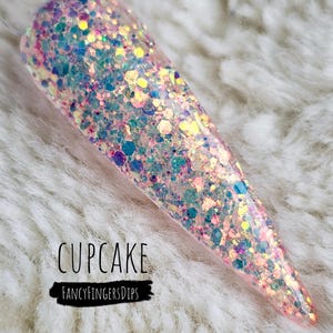 Cupcake- Glitter Acrylic Dip Powder