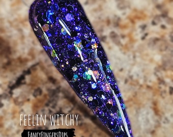 Feelin Witchy- Glitter Acrylic Dip Powder