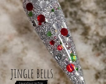 Jingle Bells- Chunky Glitter Acrylic Dip Powder