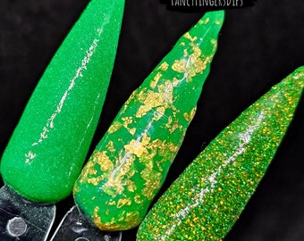 Shamrock Trio - Polvere acrilica glitterata e scintillante