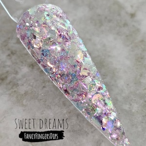Sweet Dreams- Glitter Acrylic Dip Powder