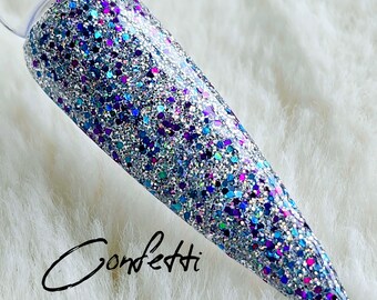 Confetti- Glitter Acrylic Dip Powder