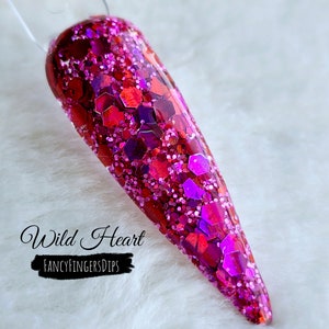 Wild Heart- Color Shift Glitter Acrylic Dip Powder