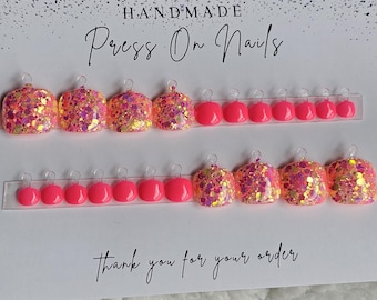 Press On Toe Nails 22 Or 30 Piece Set