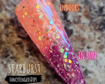 Starburst – UV-Sonnenwechselndes Acryl-Tauchpulver