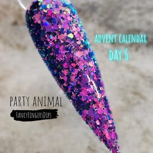 Party Animal- Glitter Acrylic Dip Powder