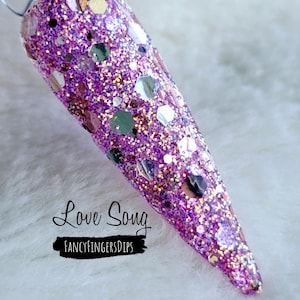 Love Song- Glitter Acrylic Dip Powder