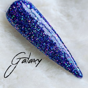 Polvo acrílico con purpurina Galaxy