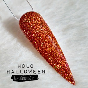 Holo Halloween- Holographic Glitter Acrylic Dip Powder