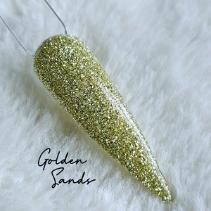 Golden Sands- Glitter Acrylic Dip Powder