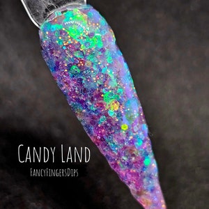 Candy Land- Chunky Glitter Acrylic Dip Powder