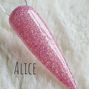 Alice- Glitter Acrylic Dip Powder