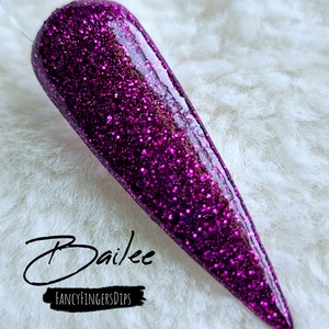 Bailee- Glitter Acrylic Dip Powder