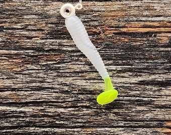 White/Chart Ripshad Crappie bait