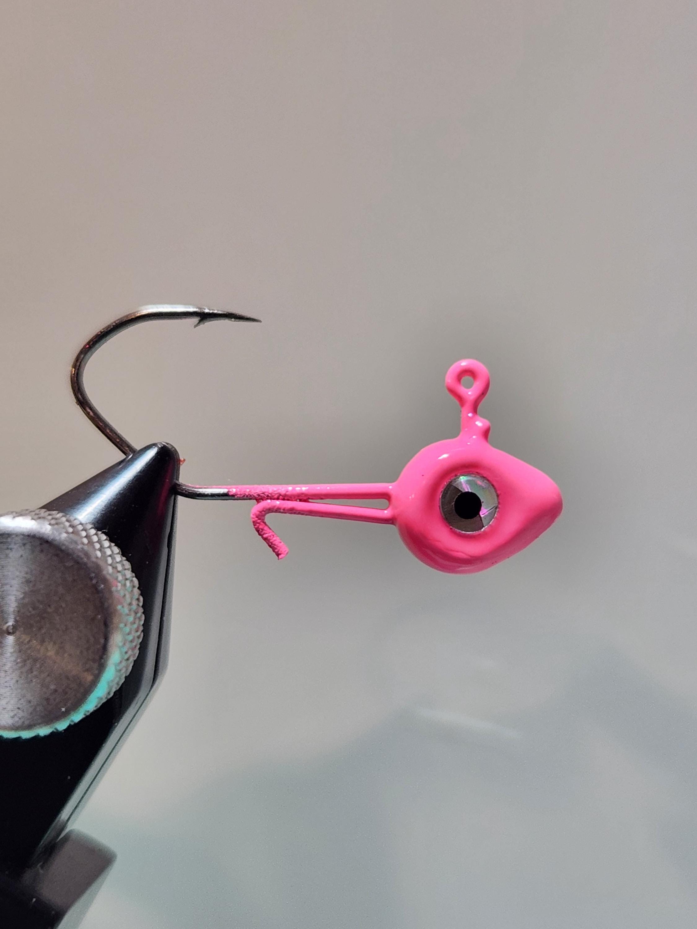 Jason's Tackle 2" Stinger Shad 30-Pack – Crappie Jigs & Lures, Shimmer Pink, Freshwater Fishing