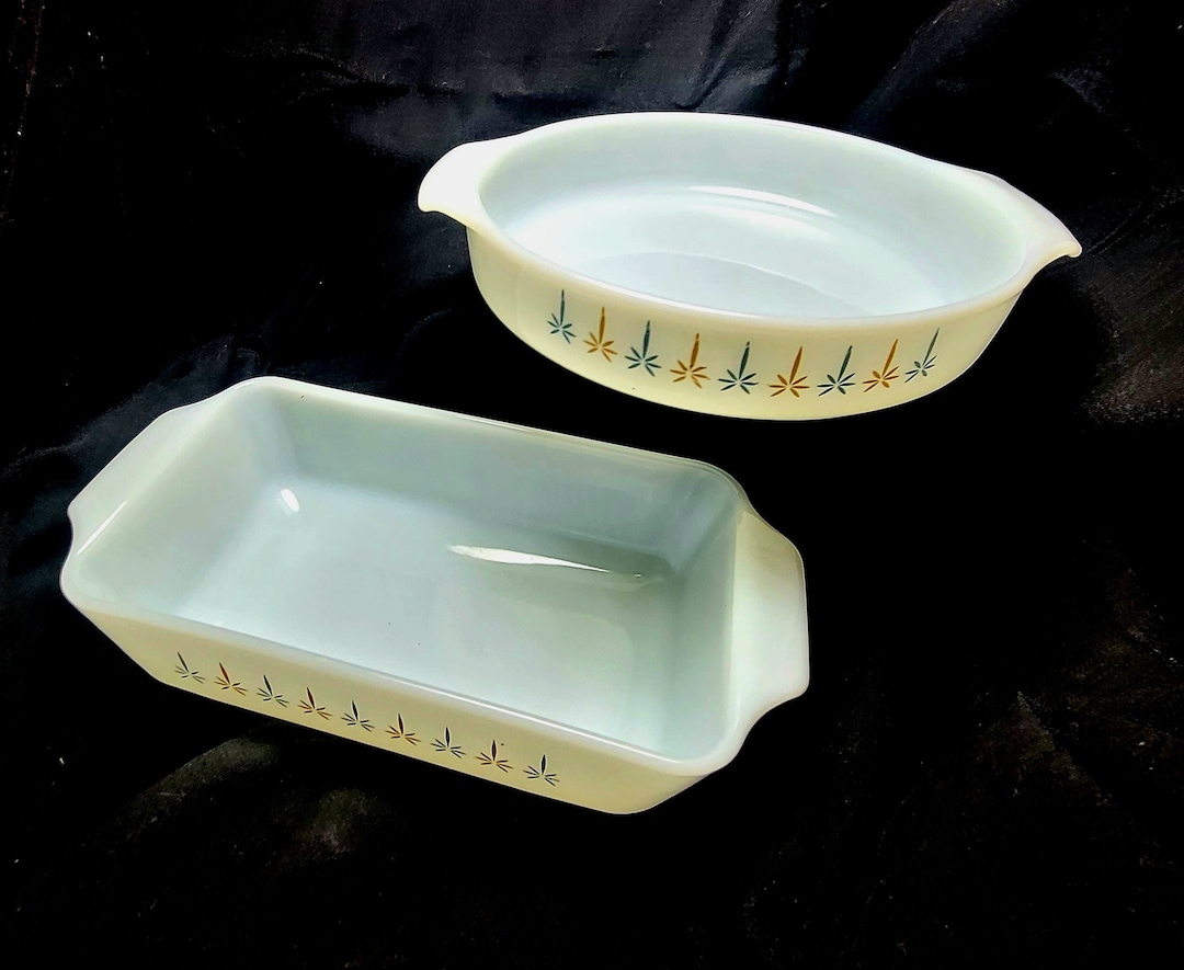 Vintage Fire King Casserole Dishes Etsy
