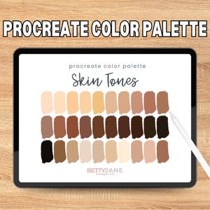 Skin Tone Color Palette: 30 Diverse Shades, HEX Codes (digital Download ...