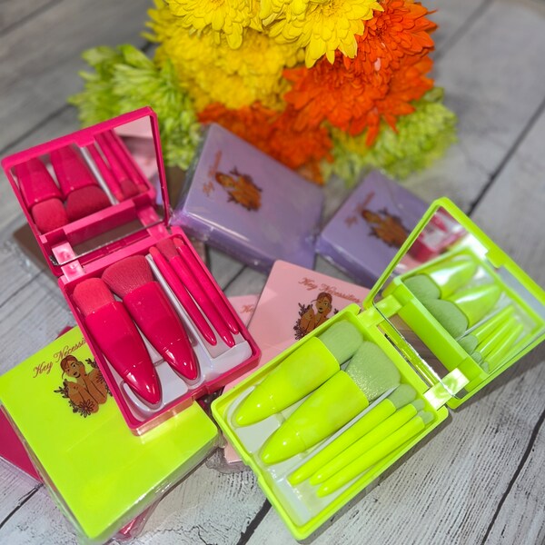 Mirror and Brush Set Etsy