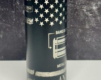 Anatomy of a Pew with Flag 20 oz Tumbler