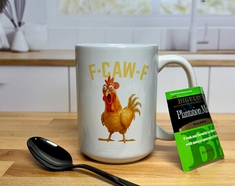 F Caw F 15 oz Coffee Mug