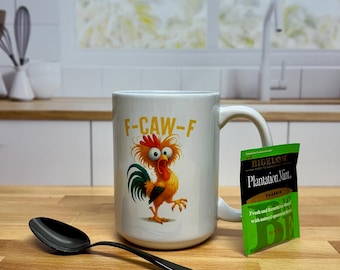 F Caw F 15 oz Coffee Mug