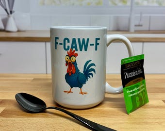 F Caw F 15 oz Coffee Mug