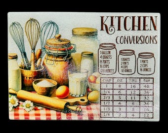 Kitchen Conversions Tempered Glass Cutting Board