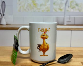 F Caw F 15 oz Coffee Mug