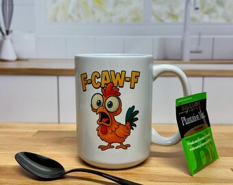 F Caw F 15 oz Coffee Mug