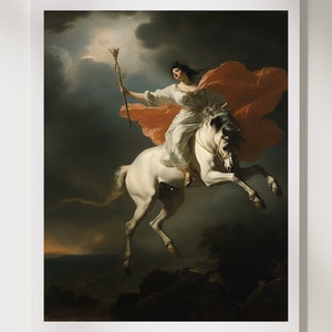 Francisco Goya, Print Art | Dark Vintage Mythology Painting | Romanticism Satan Print | Printable Wall Art | Digital Download