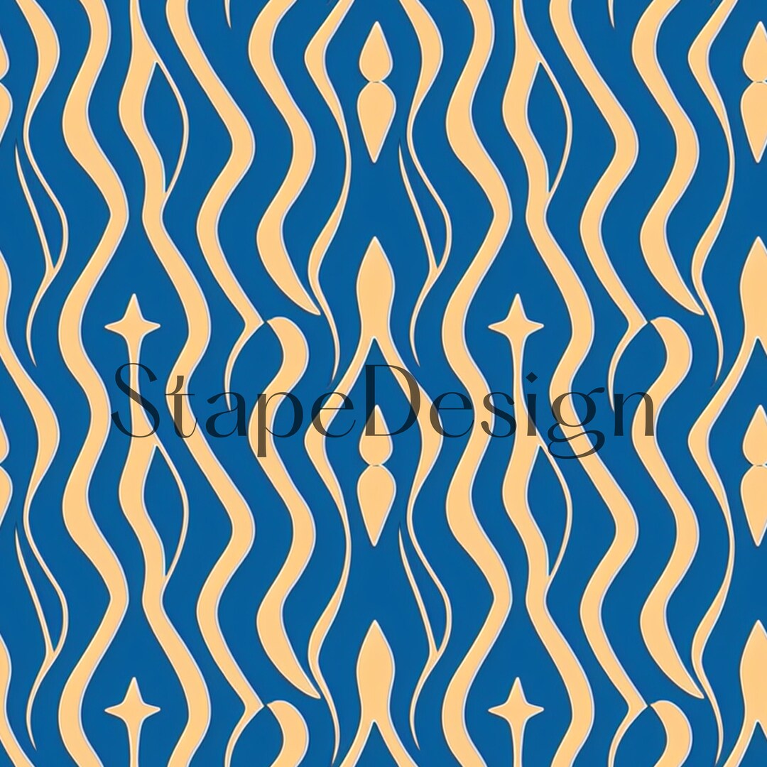 Seamless Digital Pattern Printable Elegant Digital Paper for Etsy