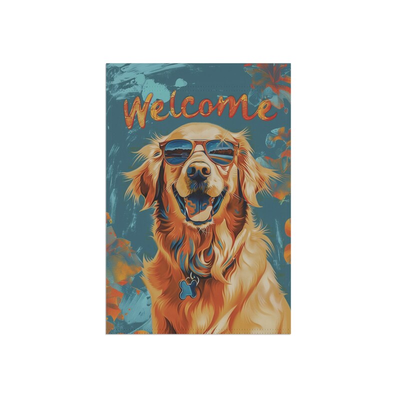 3dRose Labrador Retriever Garden Flag (30x45 Cm) – Gartenflagge Mit Hundemotiv, Einseitig Bedruckt