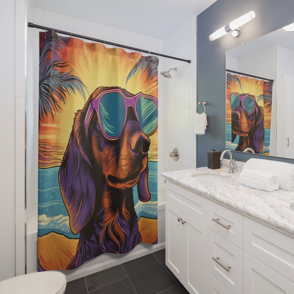 Dachshund Shower Curtain Etsy