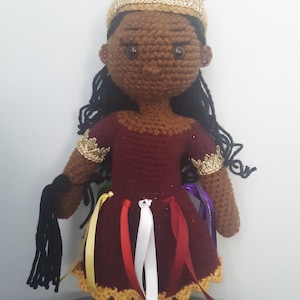 Oya, 14 inch crochet doll, muneca de oya