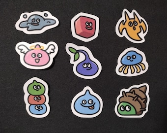 Dragon Quest Slime Sticker Set of 9 Pieces