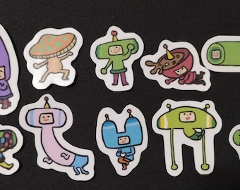 Katamari Damacy Cousins Sticker Pack 10 Pieces