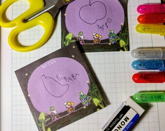 Little Creatures Lewling Wiwi Hoardling Night Time Sticky Notes