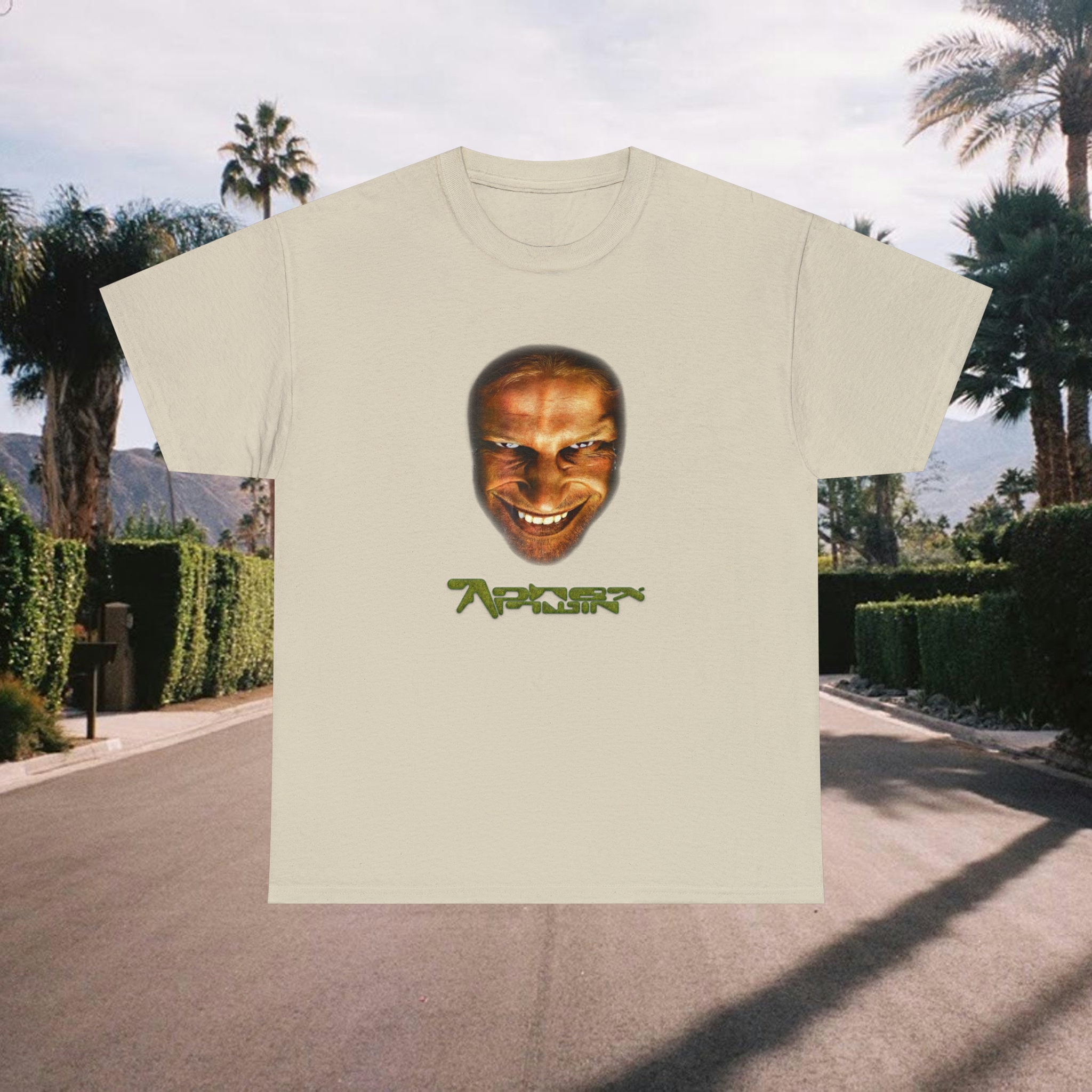 Aphex Twin Graphic T Shirt, Aphex Twin Bootleg Tee, Aphex