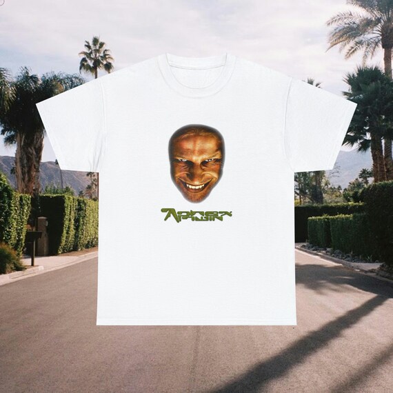 Aphex Twin Graphic T Shirt, Aphex Twin Bootleg Tee, Aphex
