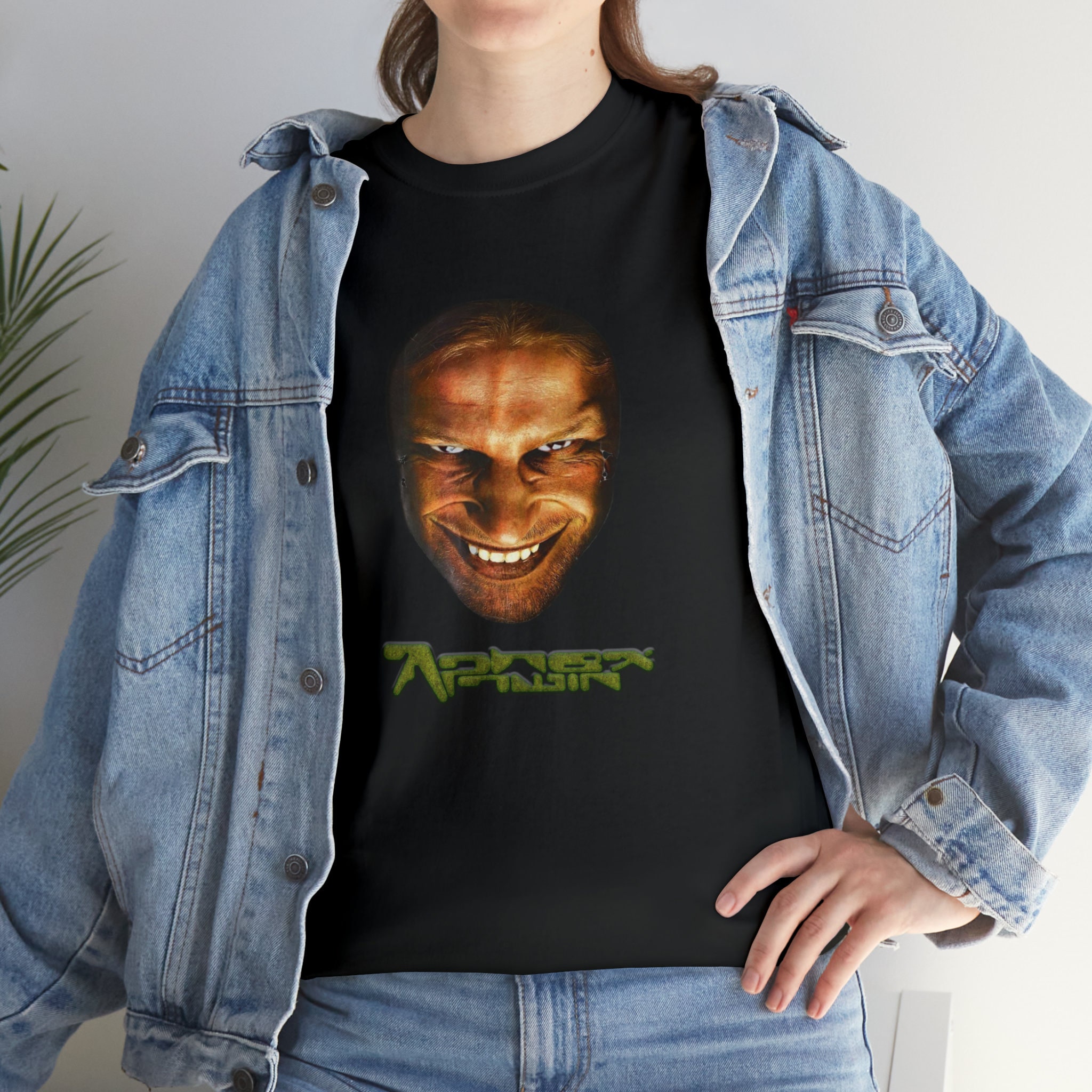 Aphex Twin Graphic T Shirt, Aphex Twin Bootleg Tee, Aphex Twin