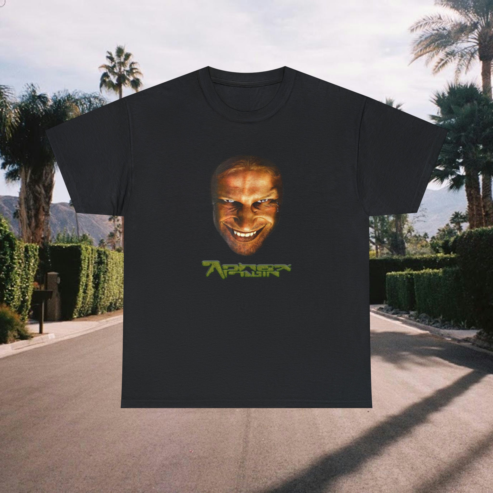 Aphex Twin Graphic T Shirt, Aphex Twin Bootleg Tee, Aphex
