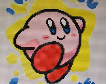 Kirby te quiero dentro de mí - Patrón punto de cruz - Nerdy Geeky Alternative Quirky Funny Adult