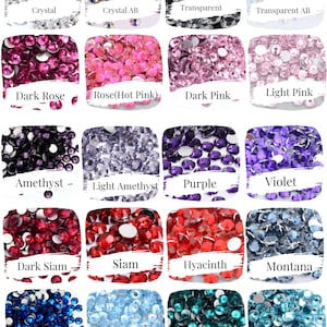 Resin Rhinestones | 5000 per bag| Non-Hotfix flatback Resin Rhinestone | 3MM-SS12 | 4MM-SS16 | 5MM-SS20 | DIY, Nail Art, Tumbler