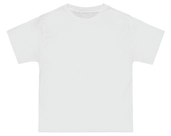 T-shirt oversize blanc uni (épais)