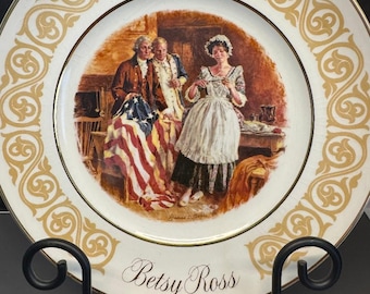 Vintage 1973 Avon Betsy Ross Collector Plate